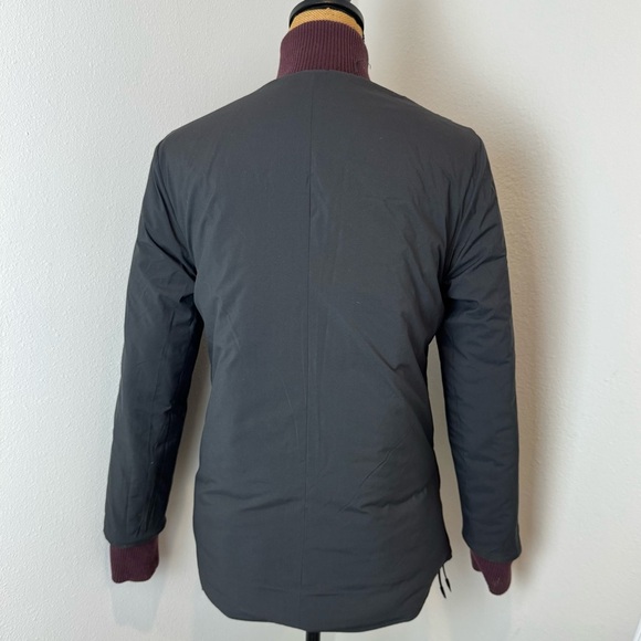 NORDEN PROJECT reversible puffer jacket burgundy black sustainable recycled - Picture 10 of 16